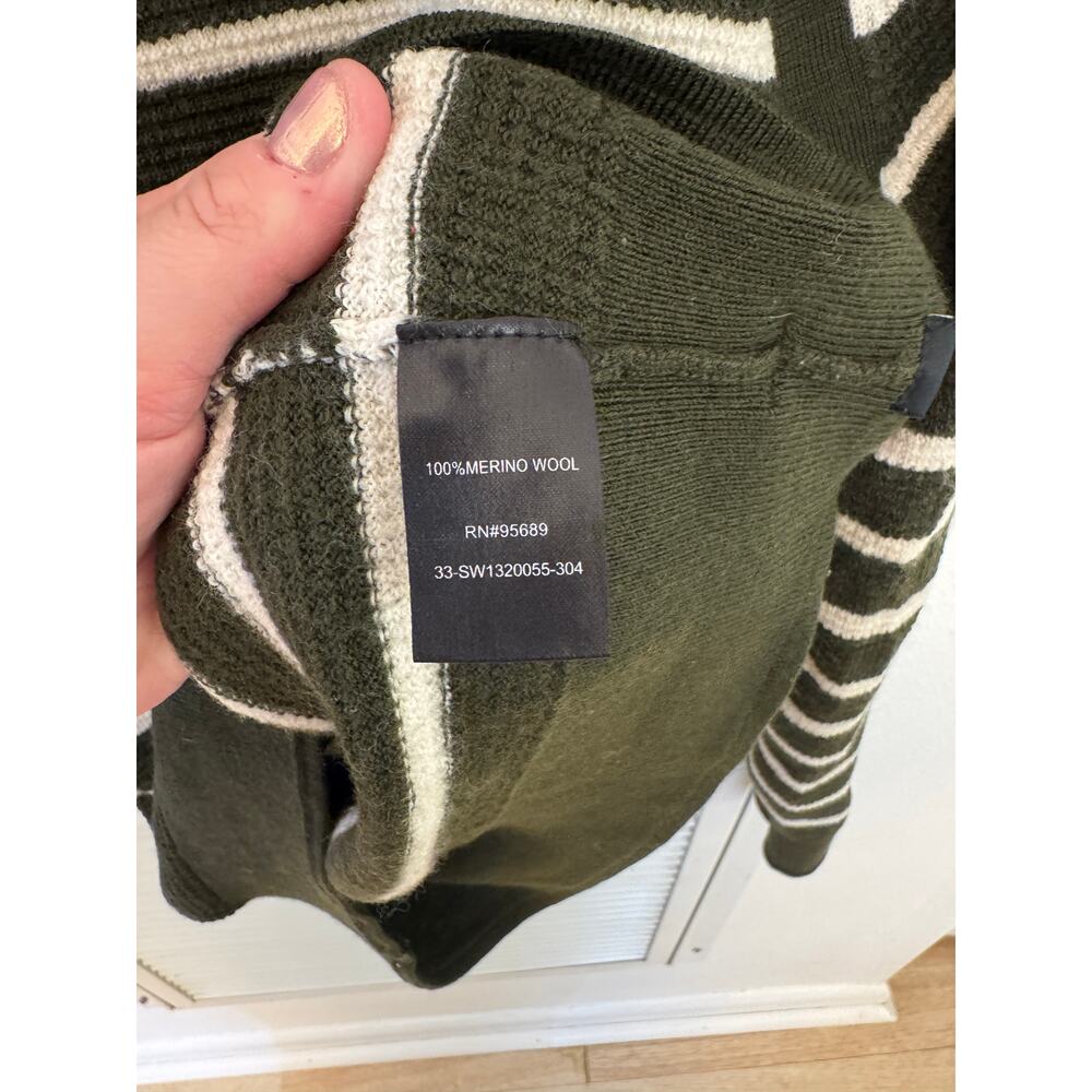 Todd Snyder Wool Striped Crewneck Sweater Large - Picture 3 of 4
